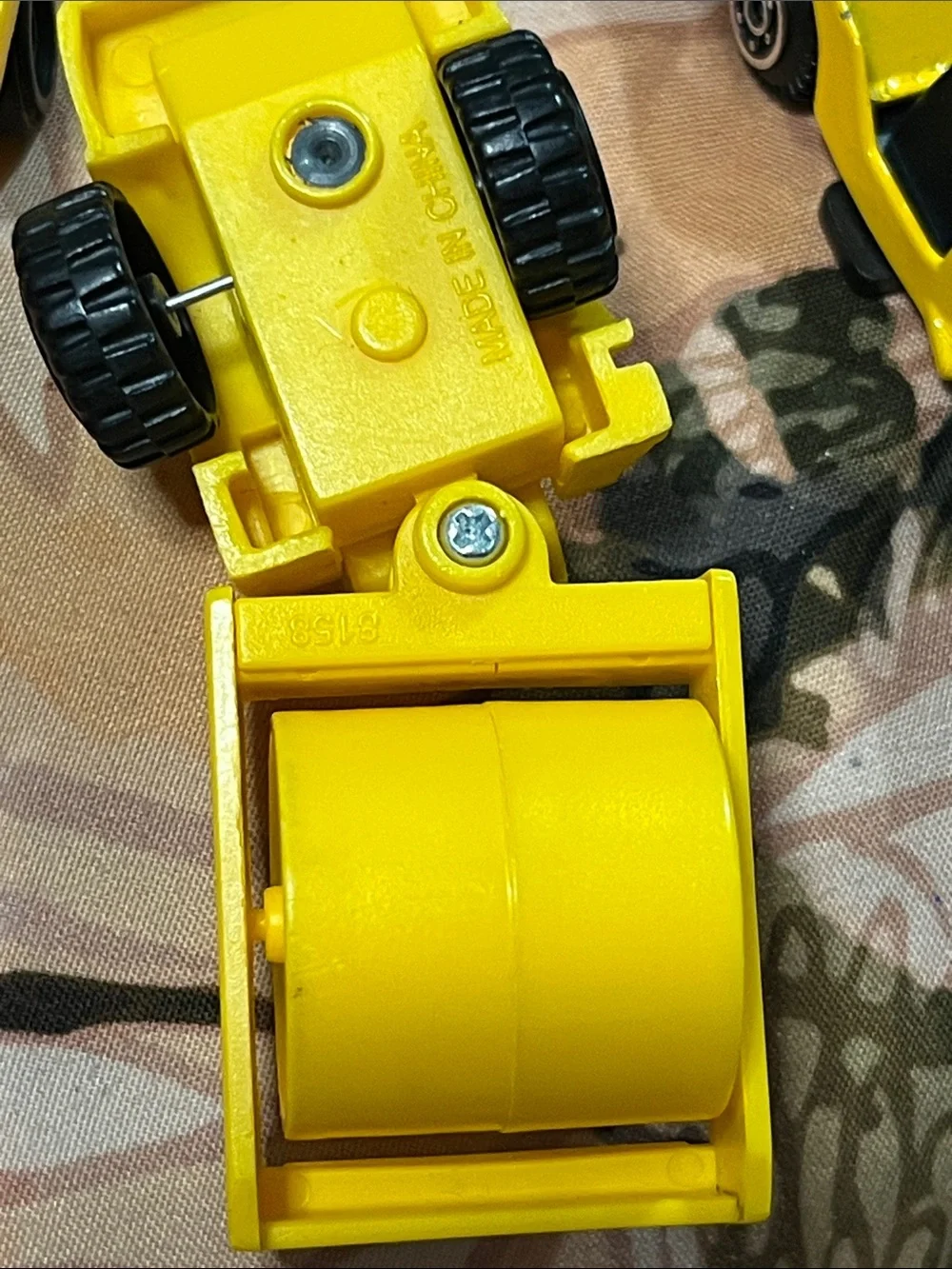 Yellow Mini Construction Vehicle Toy Set for Kids
